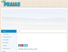 Tablet Screenshot of praias.com.br